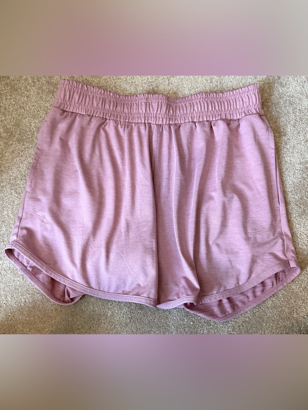 Beverly Hills Polo Club Mauve Pink Athletic Lounge Shorts